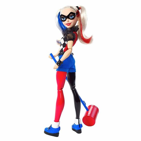 DC Super Hero Girls Harley Quinn 12-Inch Deluxe Collector Doll With Accessories - Picture 12 of 15
